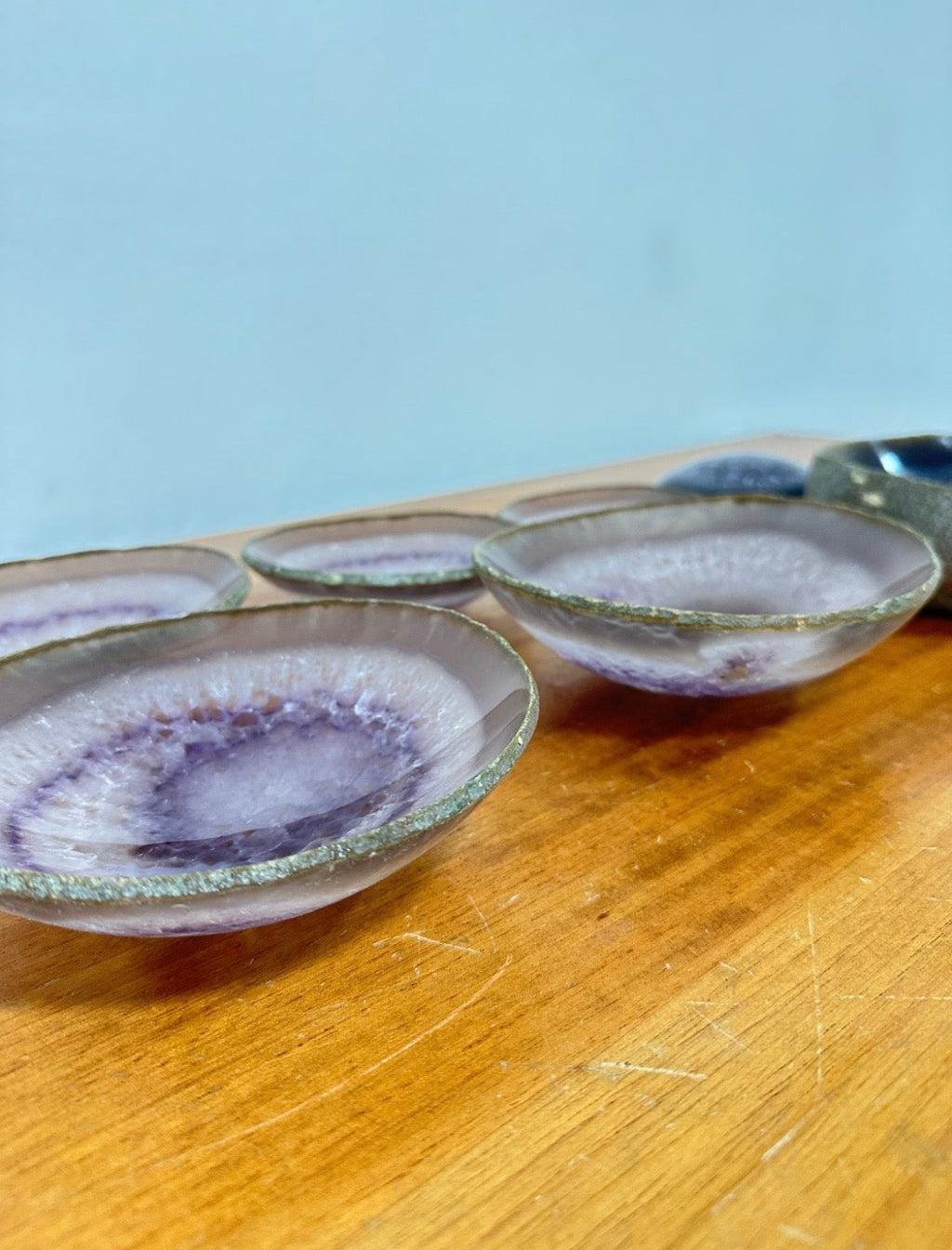 Tigelas em Ágata Natural - 7 Peças