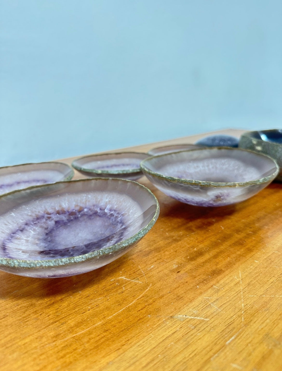 Tigelas em Ágata Natural - 7 Peças